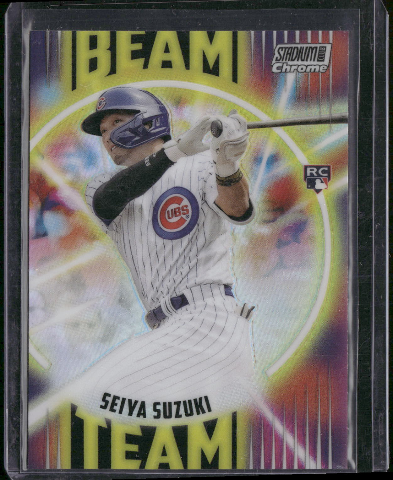 2022 Stadium Club Chrome #BT-20 Seiya Suzuki Beam Team