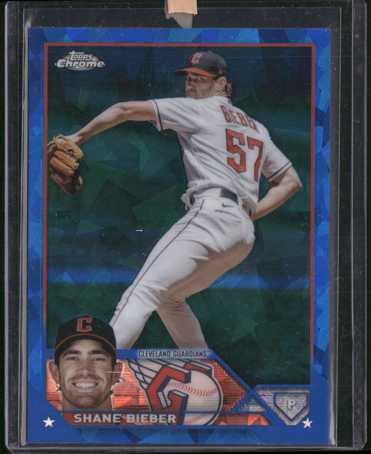 2023 Topps Chrome Sapphire Edition #298 Shane Bieber
