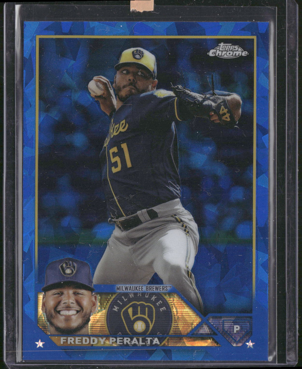 2023 Topps Chrome Sapphire Edition #353 Freddy Peralta
