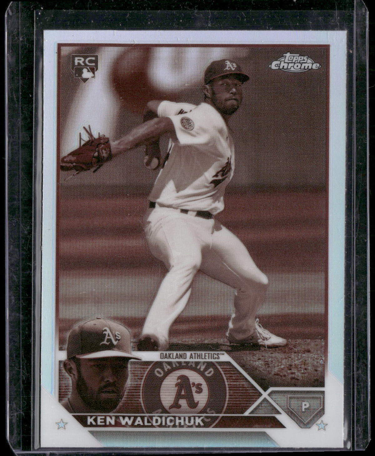 2023 Topps Chrome #52 Ken Waldichuk Sepia Refractors