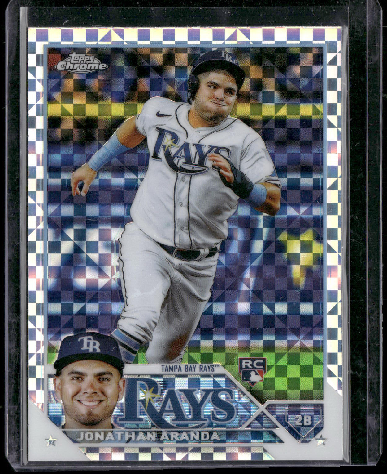 2023 Topps Chrome #18 Jonathan Aranda X-Fractors