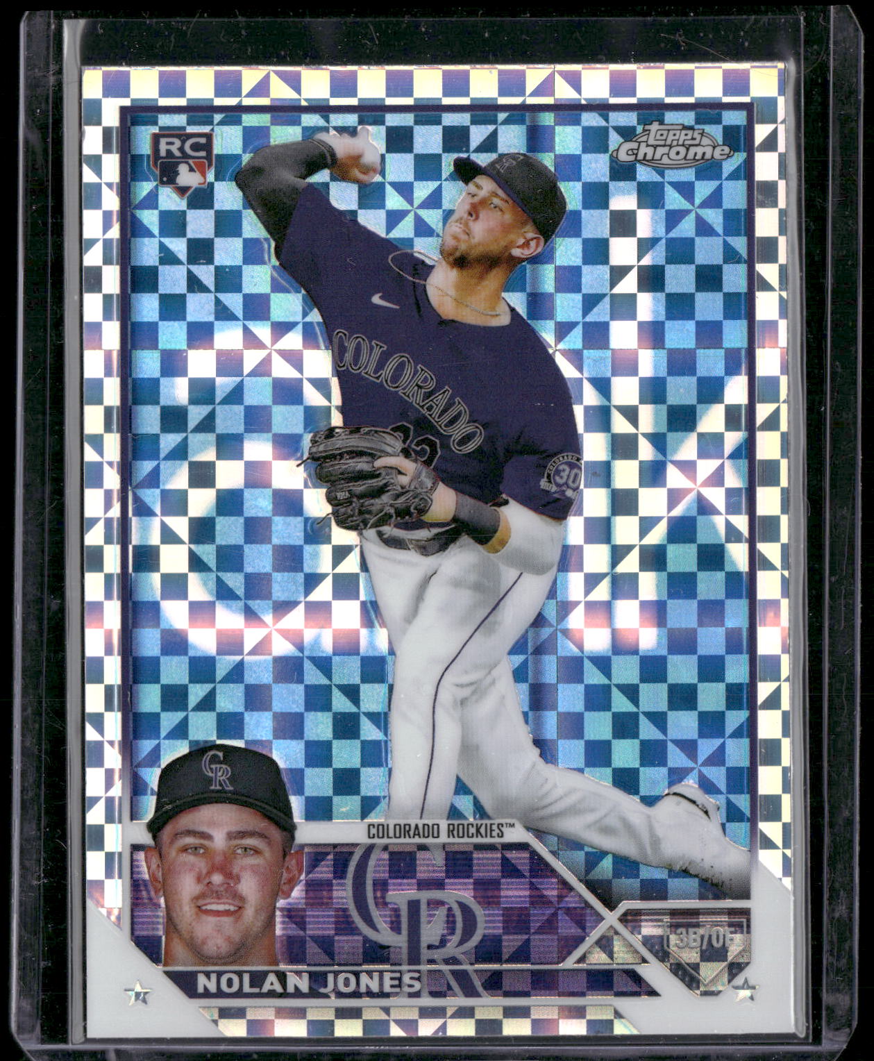 2023 Topps Chrome #43 Nolan Jones X-Fractors
