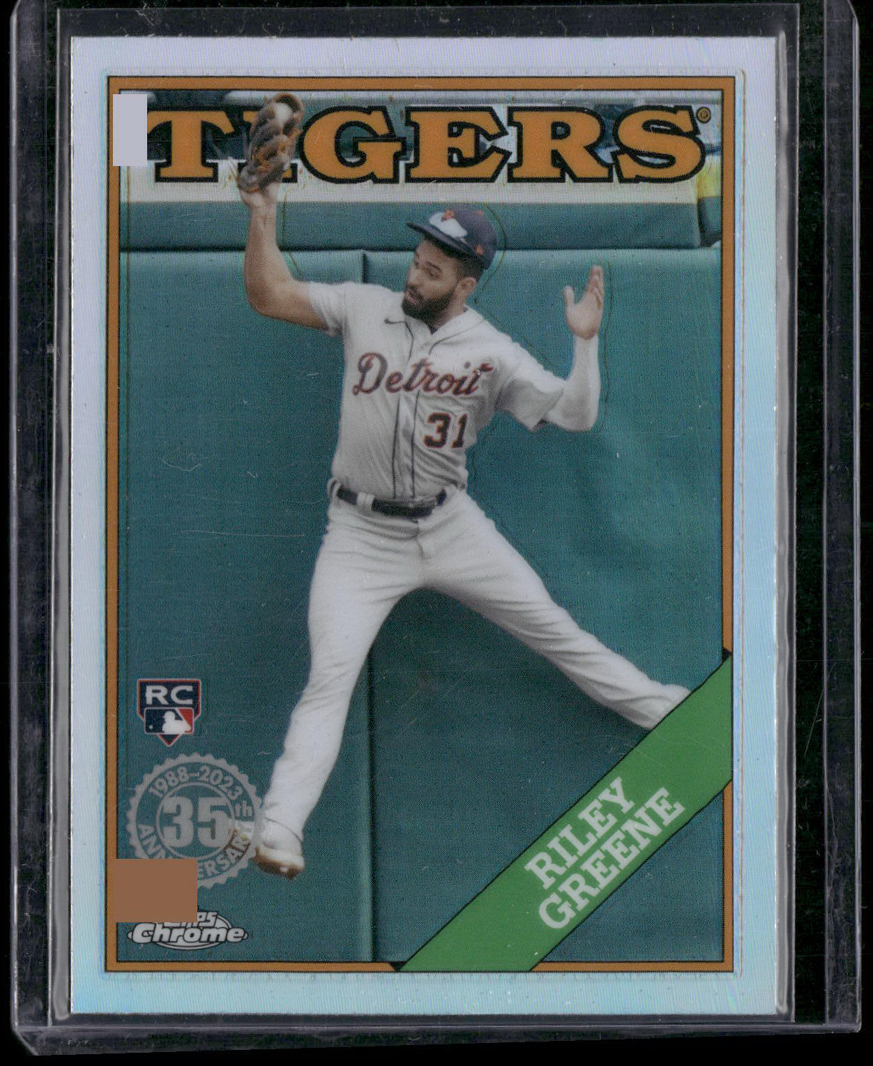 2023 Topps Chrome #88BC-5 Riley Greene 1988 Topps Baseball 35th Anniversary