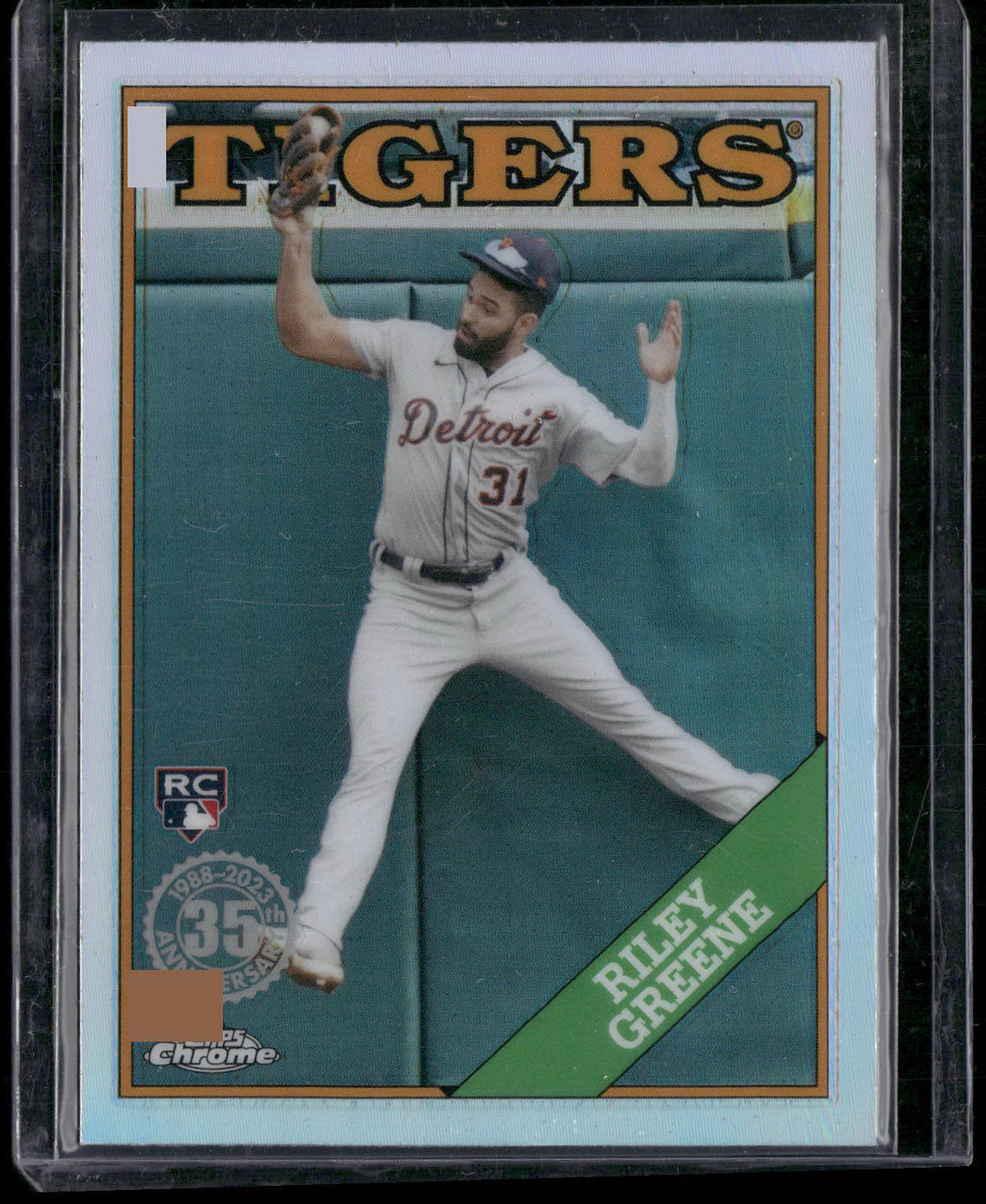 2023 Topps Chrome #88BC-5 Riley Greene 1988 Topps Baseball 35th Anniversary