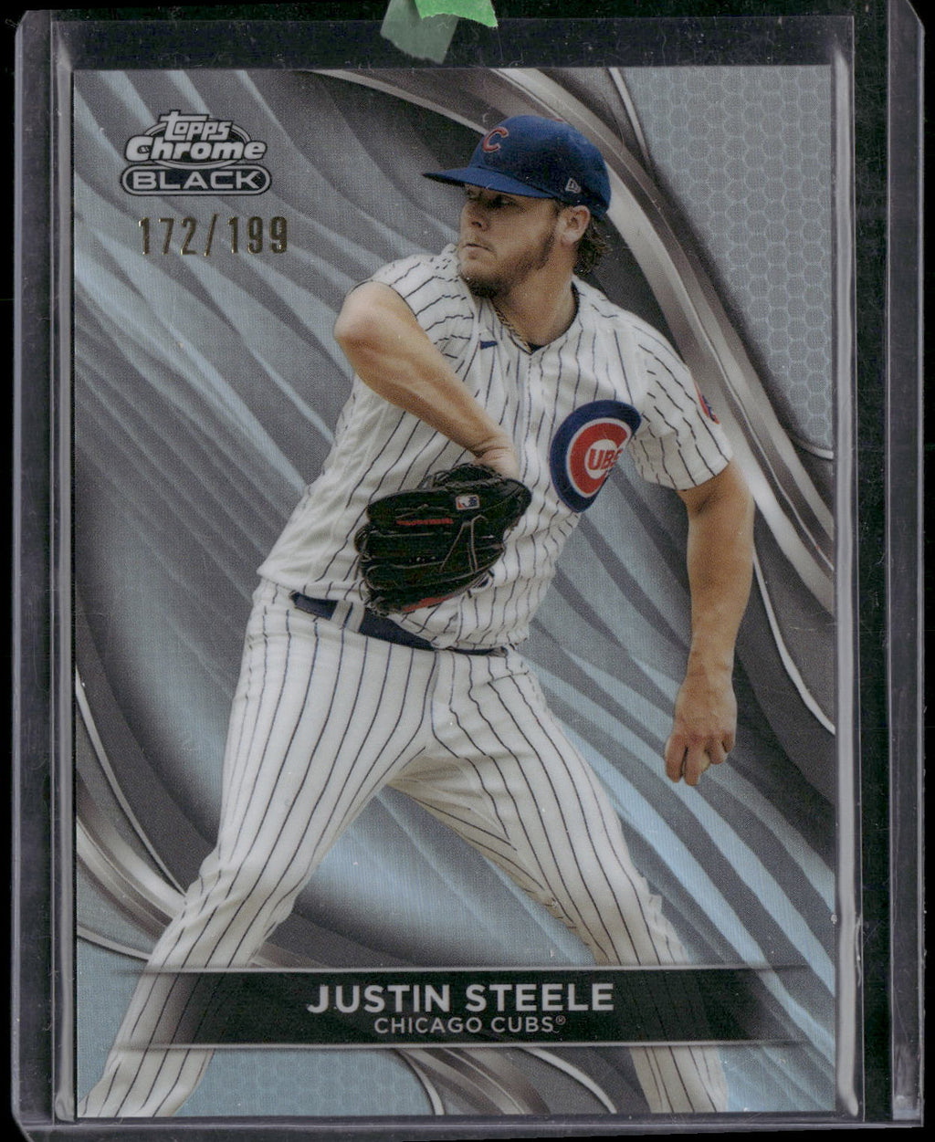 2024 Topps Chrome Black #71 Justin Steele Refractors #/199