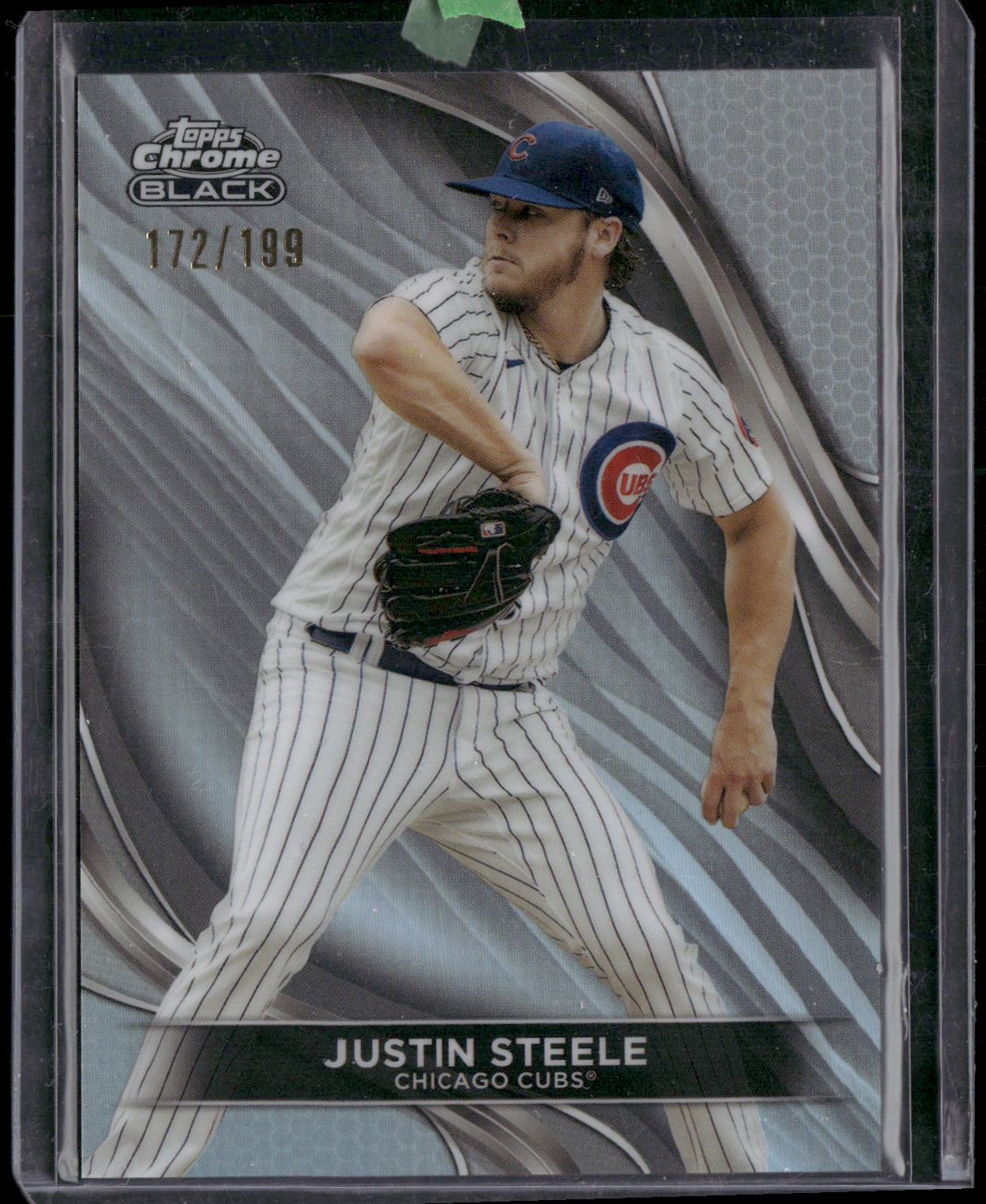 2024 Topps Chrome Black #71 Justin Steele Refractors #/199