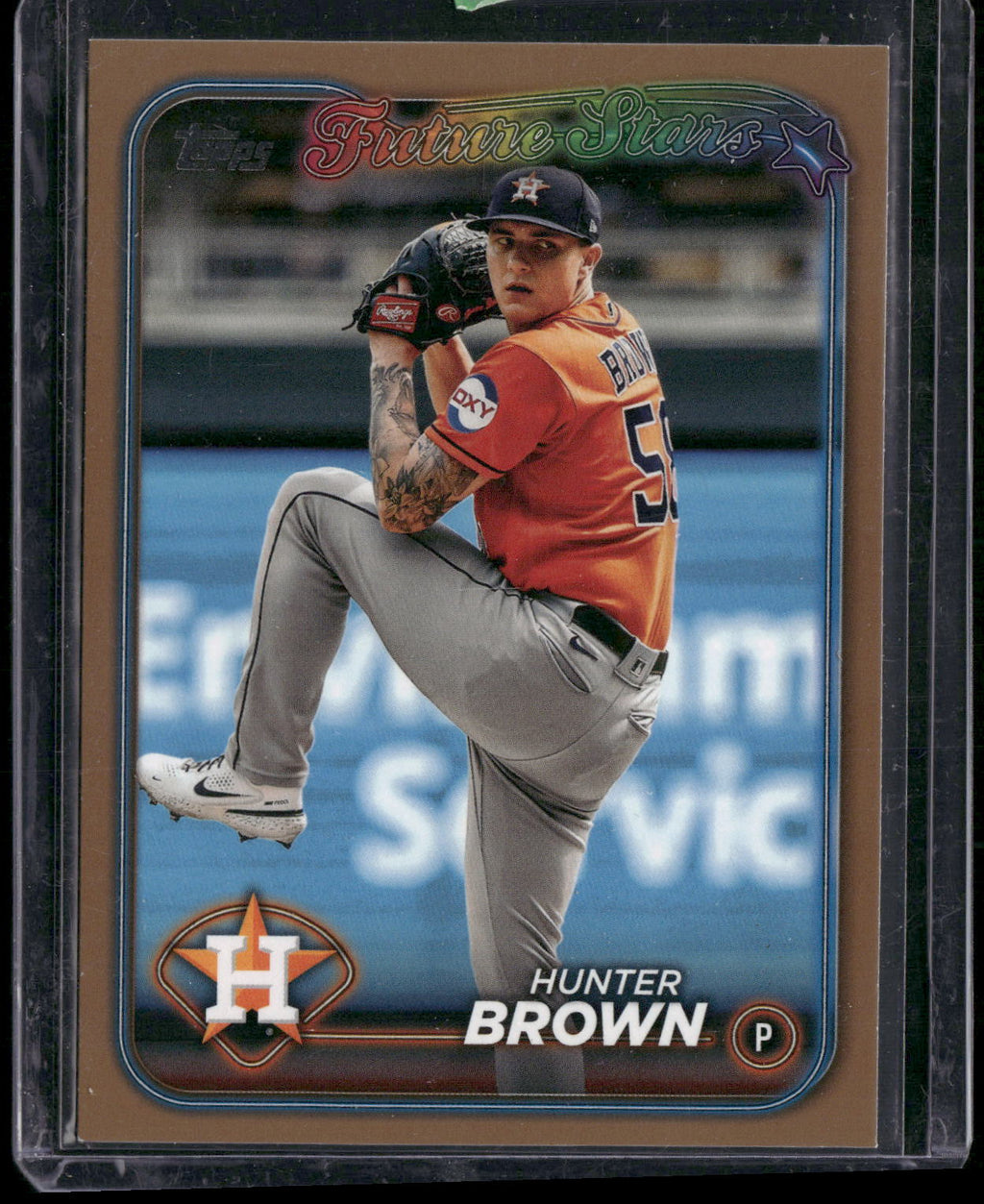 2024 Topps #30 Hunter Brown Gold #/2024