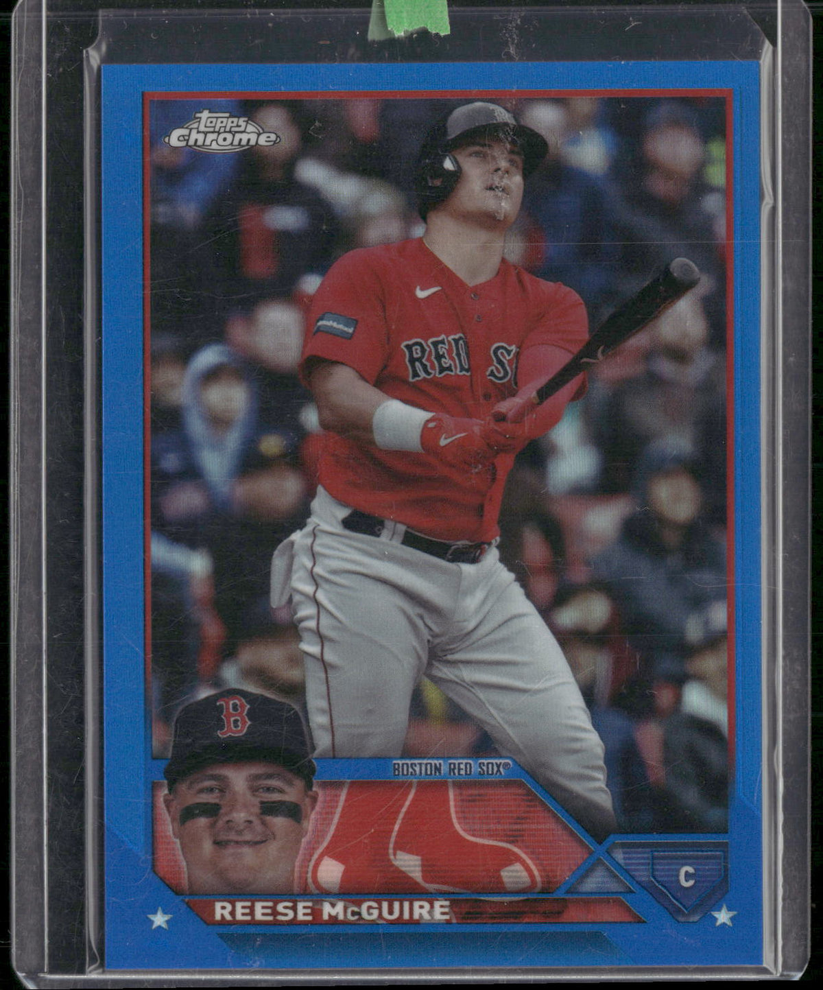 2023 Topps Chrome Update #USC58 Reese McGuire Blue #/150