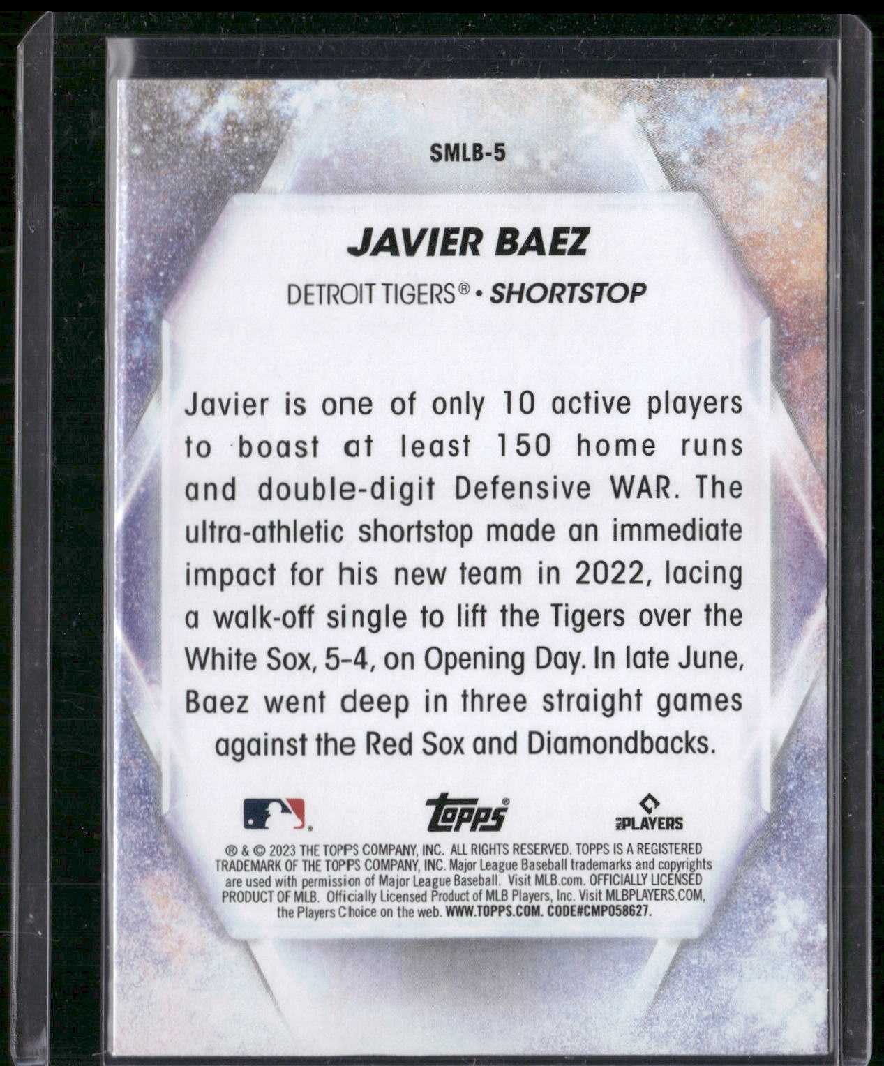 2023 Topps #SMLB-5 Javier Báez Stars of MLB