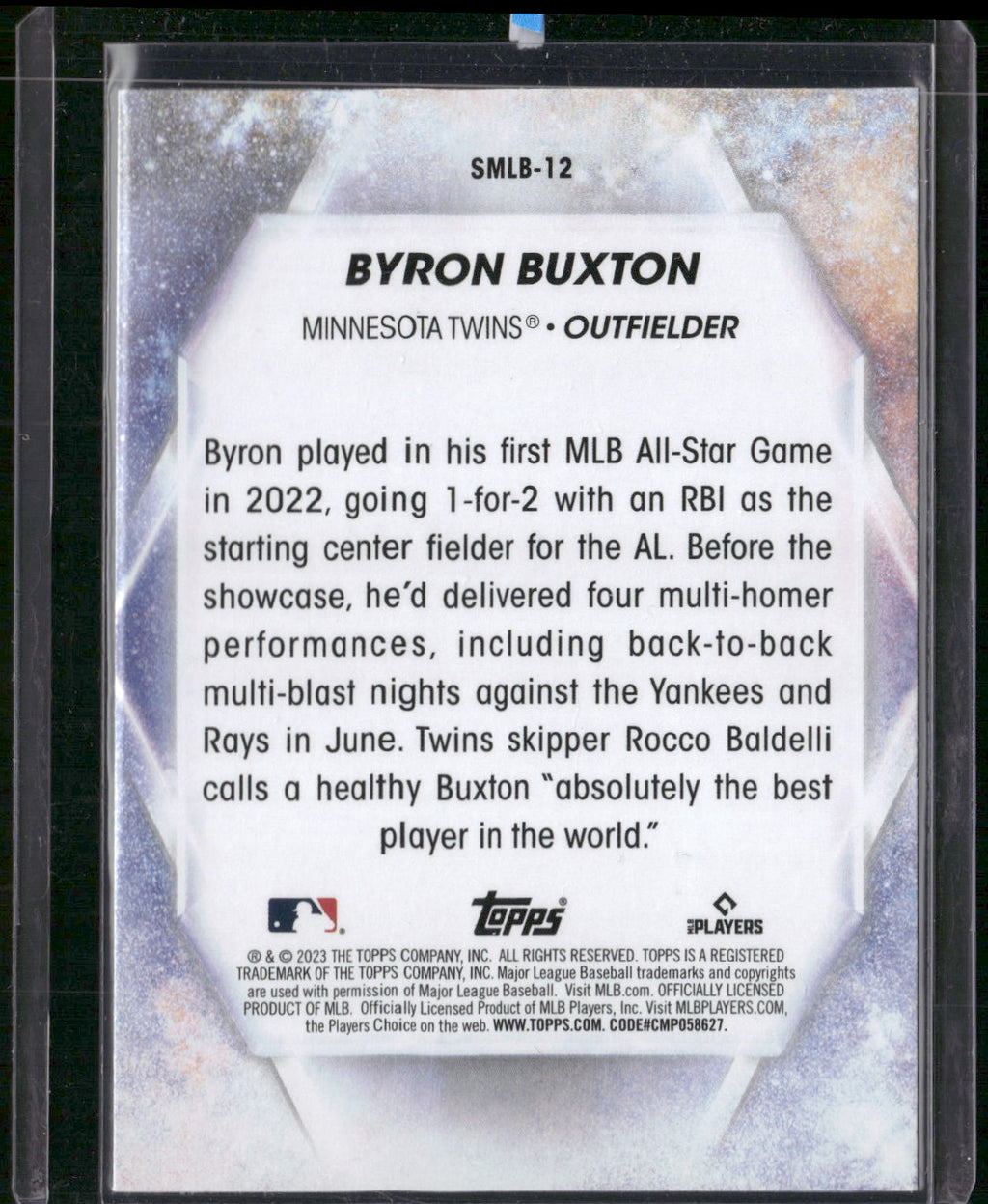 2023 Topps #SMLB-12 Byron Buxton Stars of MLB