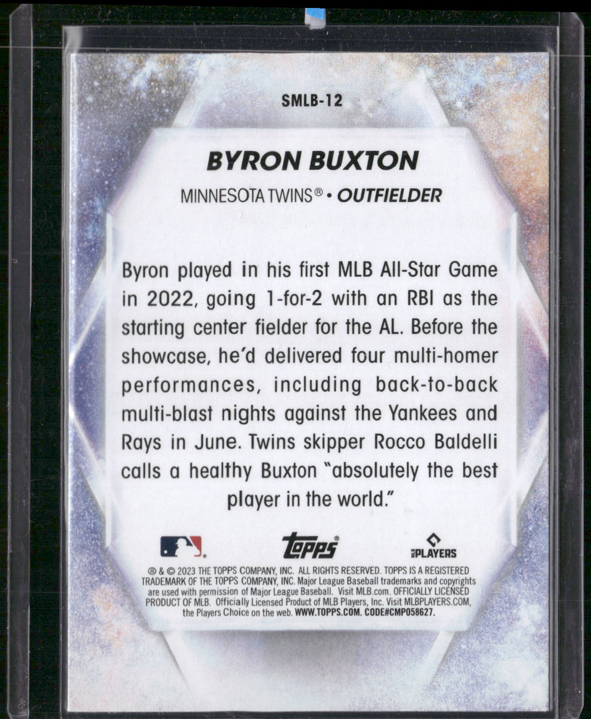 2023 Topps #SMLB-12 Byron Buxton Stars of MLB