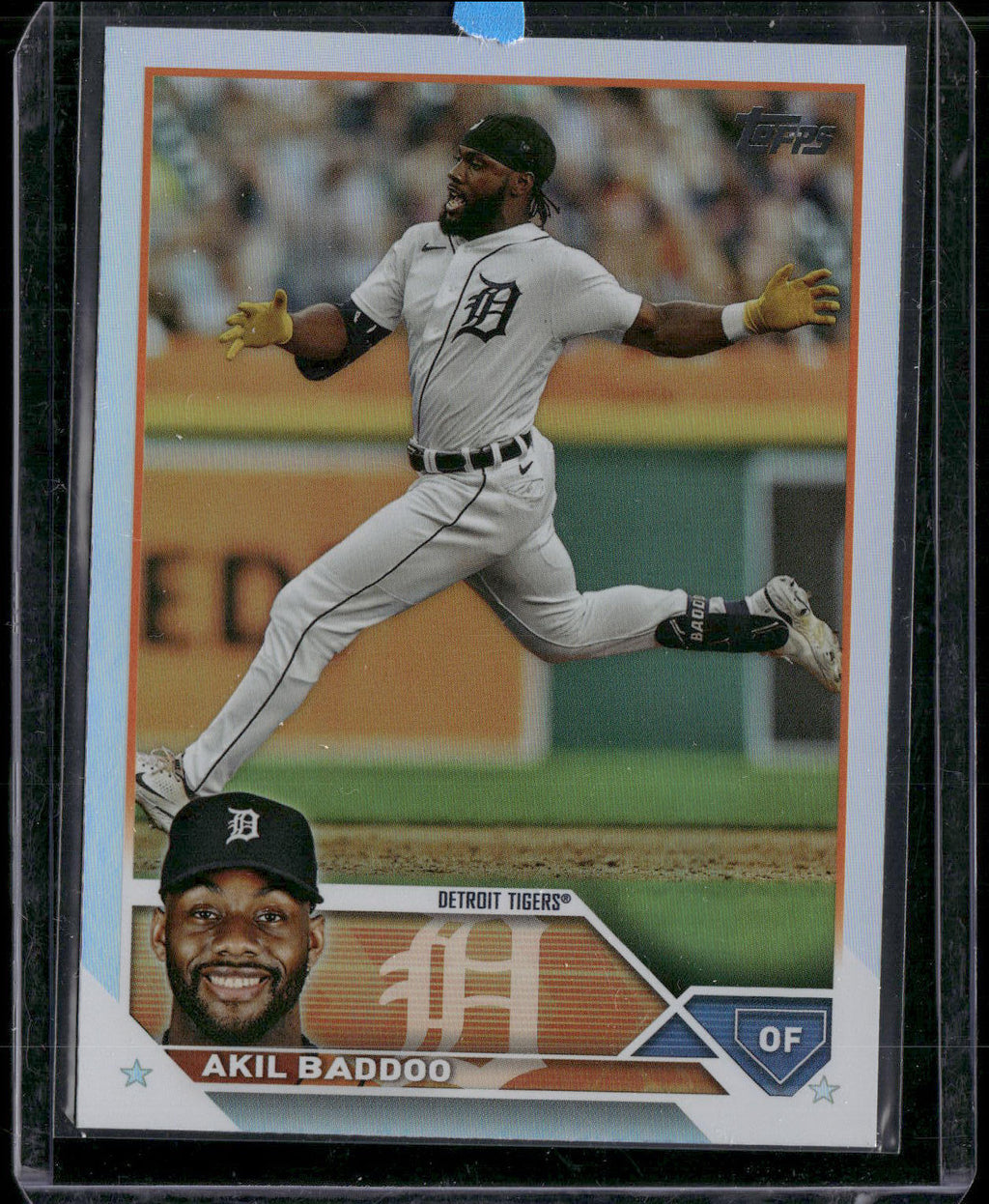 2023 Topps #556 Akil Baddoo Rainbow Foil