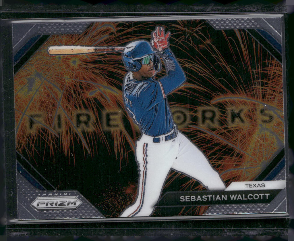 2024 Panini Prizm #9 Sebastian Walcott Fireworks Silver Prizm