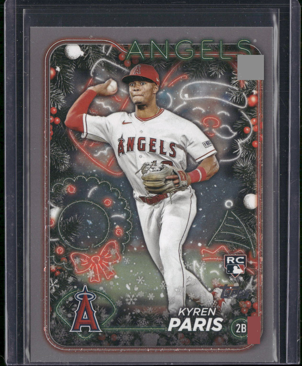2024 Topps Holiday #H130 Kyren Paris Silver Glitter