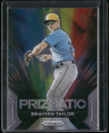 2024 Panini Prizm #21 Brayden Taylor Prizmatic