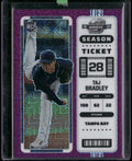 2023 Panini Chronicles - Contenders Optic Purple Mojo #8 Taj Bradley #/50