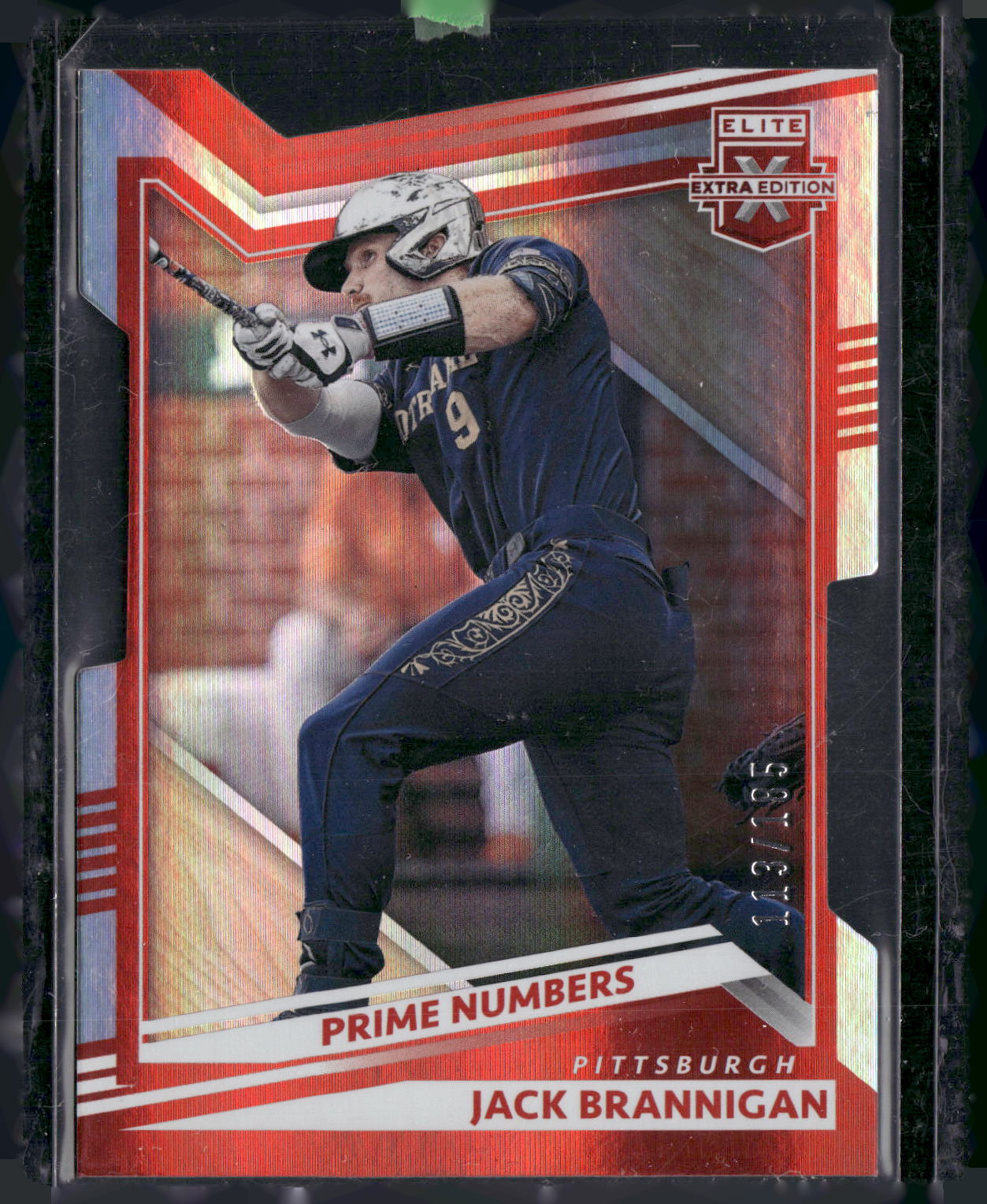 2022 Panini Elite Extra Edition #83 Jack Brannigan Prime Numbers C Die Cut #/185