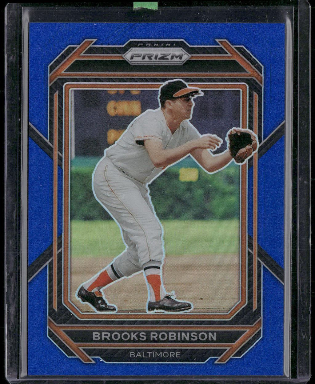 2023 Panini Prizm #258 Brooks Robinson Blue Prizms #/149