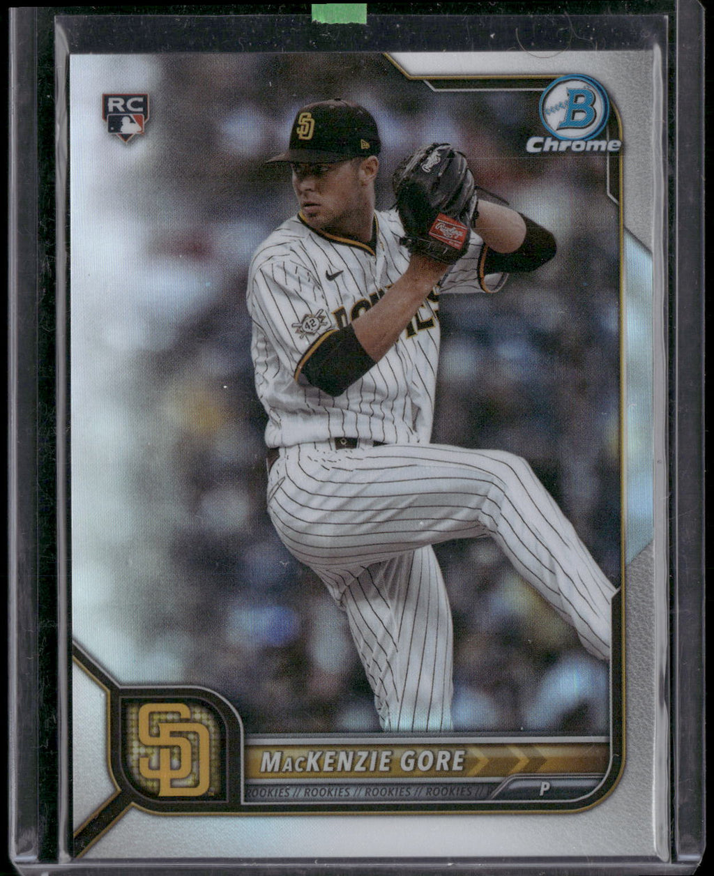 2022 Bowman Chrome #67 MacKenzie Gore Refractor #/499