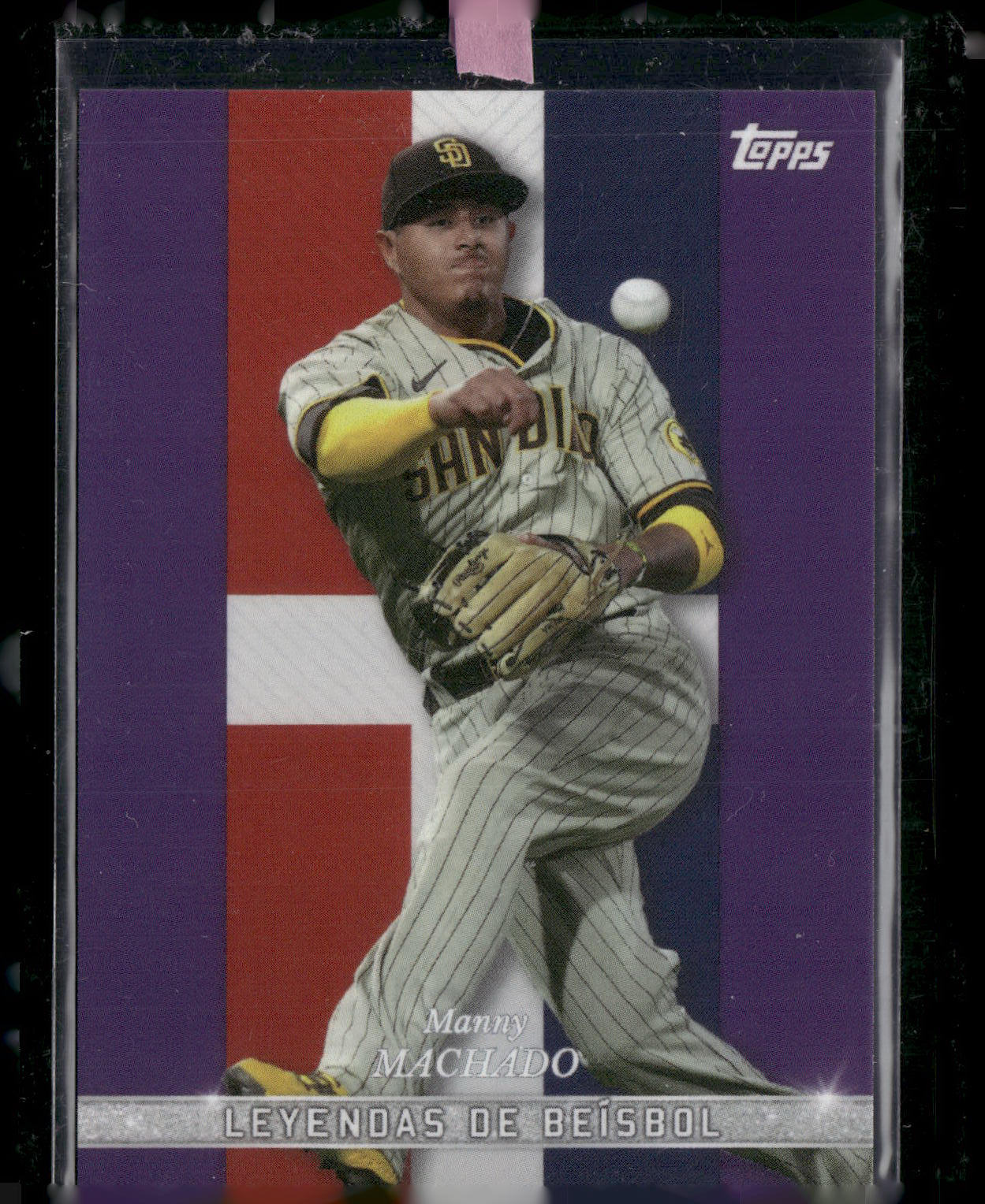 2022 Topps x Wander Franco #40 Manny Machado Purple #/25