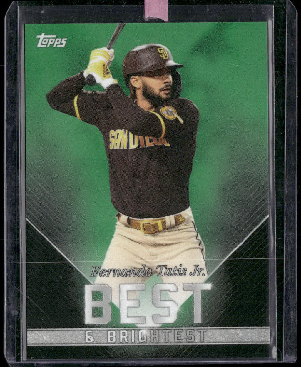 2022 Topps x Wander Franco #10 Fernando Tatis Jr. Green #/99