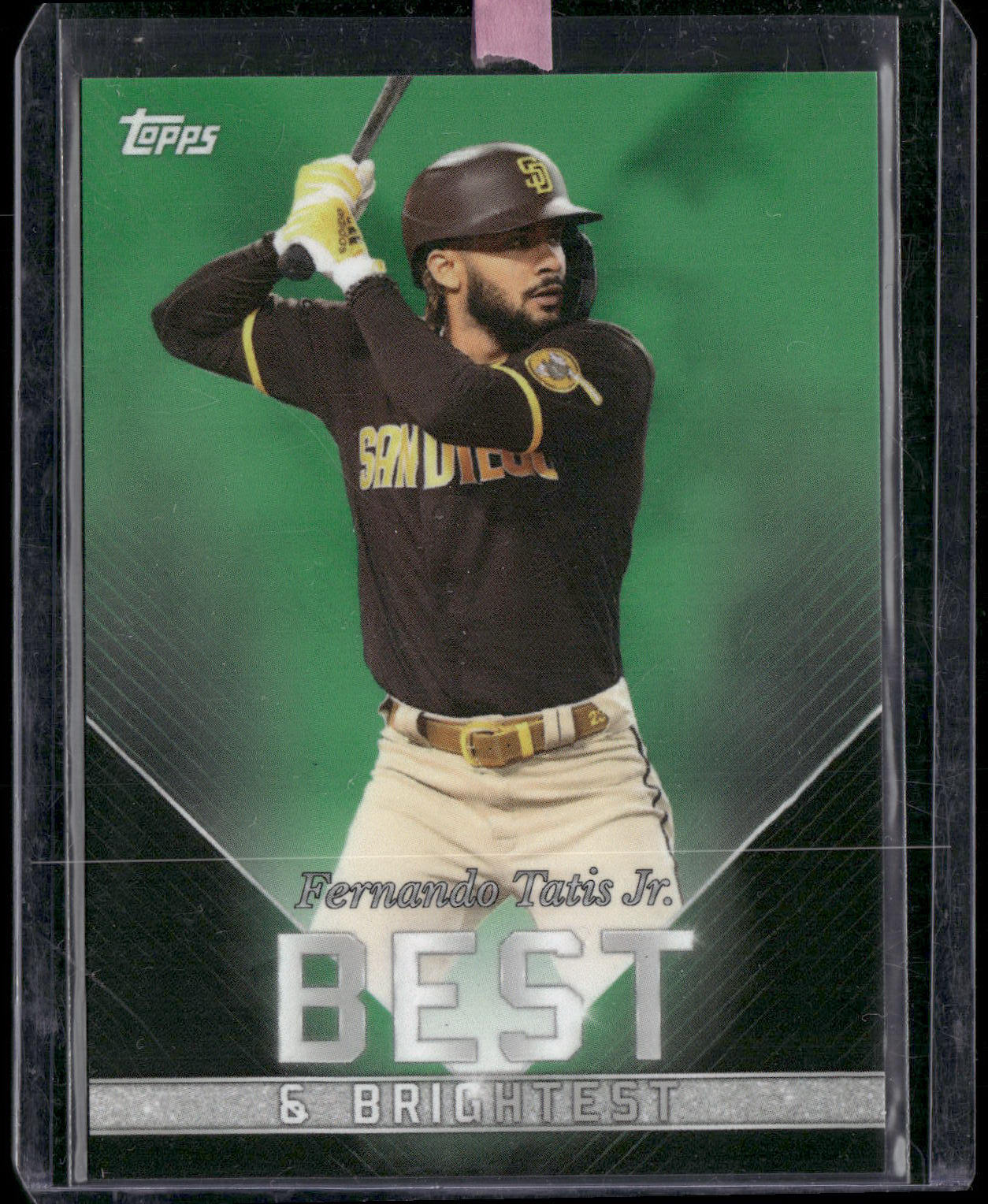 2022 Topps x Wander Franco #10 Fernando Tatis Jr. Green #/99