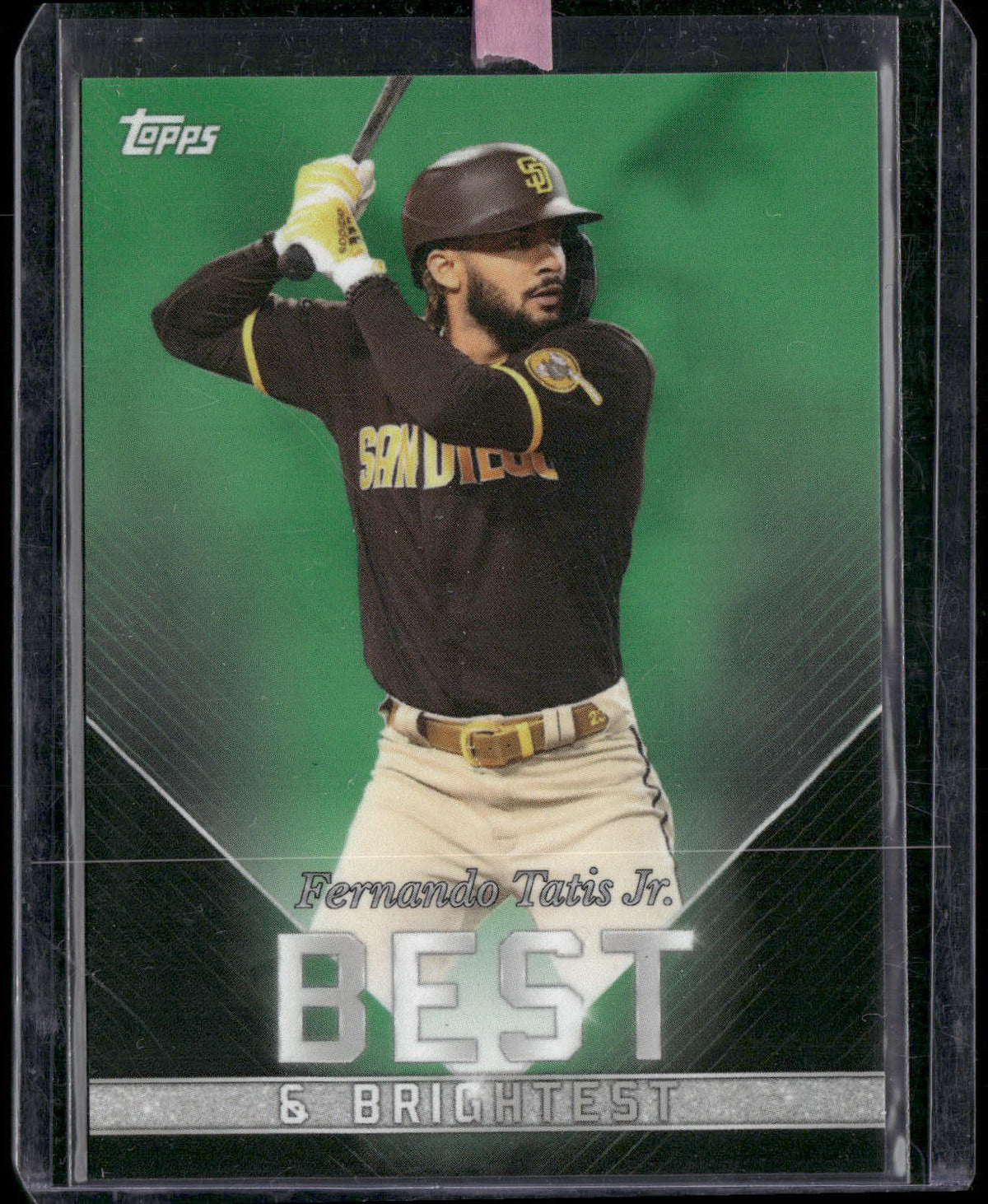 2022 Topps x Wander Franco #10 Fernando Tatis Jr. Green #/99