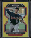 2022 Panini Prizm Draft Picks #PDP170 Derek Diamond Base Autographs Gold #/10