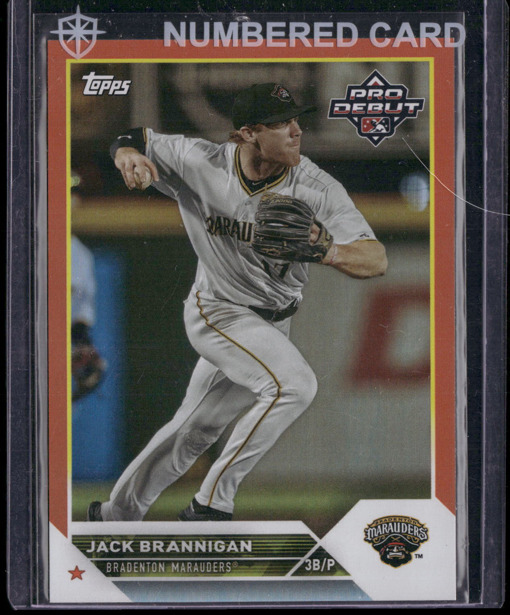 2023 Topps Pro Debut #PD-12 Jack Brannigan Orange #/25