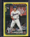 2024 Topps Update #US341 Wyatt Langford Yellow