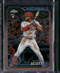2024 Topps Chrome Victor Scott II RC 3-D Insert #251 Cardinals Rookie Card