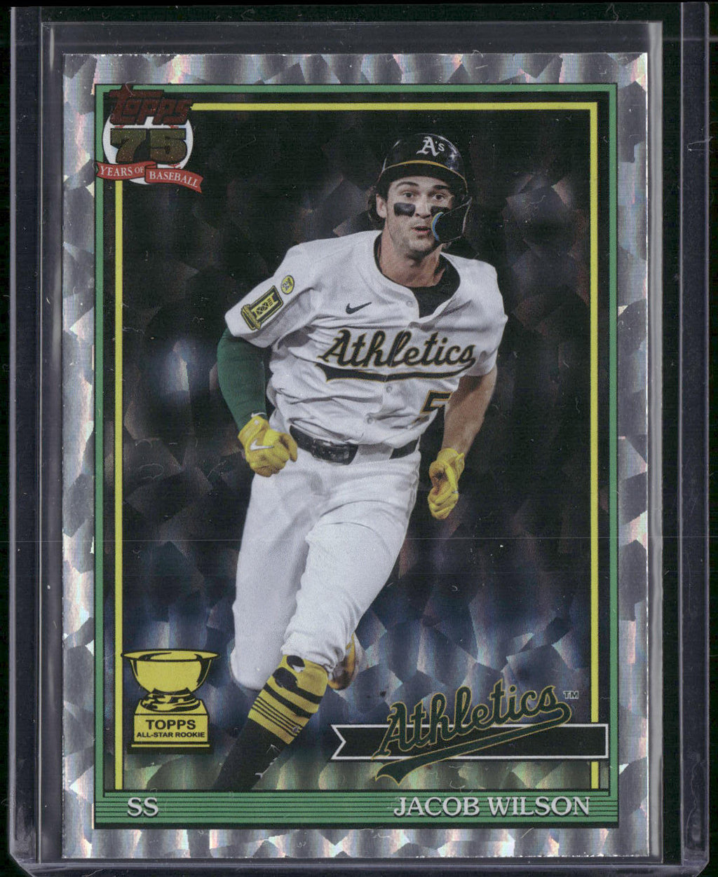 2026 Topps #T91-77 Jacob Wilson 1991 Topps Baseball 35th Anni Crackle Foil