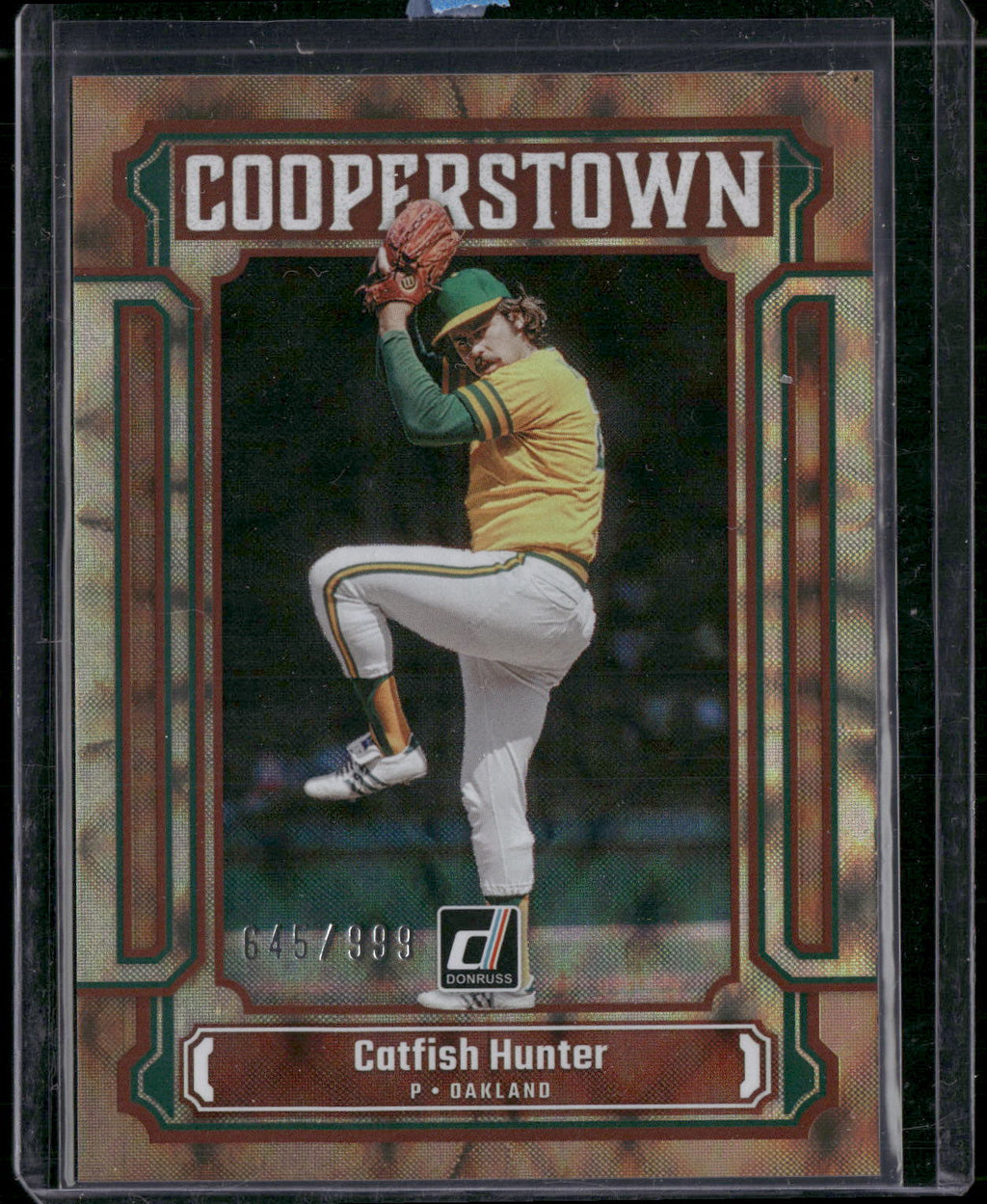 2023 Donruss #CT5 Catfish Hunter Cooperstown #/999