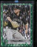 2022 Topps #169 Kyle Freeland Green Foilboard #/499