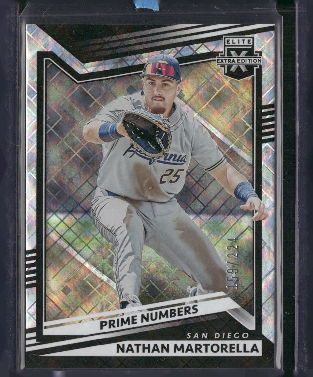2022 Panini Elite Extra Edition #150 Nathan Martorella Prime Numbers A #/224