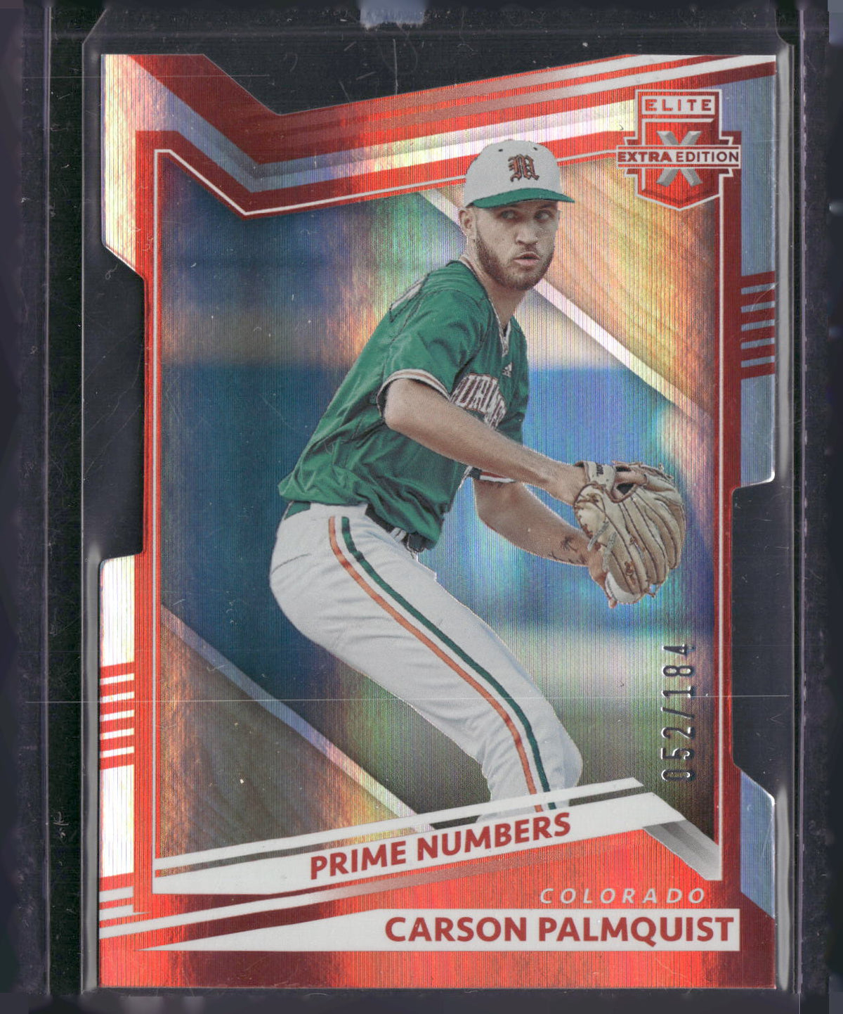 2022 Panini Elite #88 Carson Palmquist Prime Number Die /184