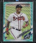 2021 Topps Chrome #178 Cristian Pache Aqua Refractor #/199