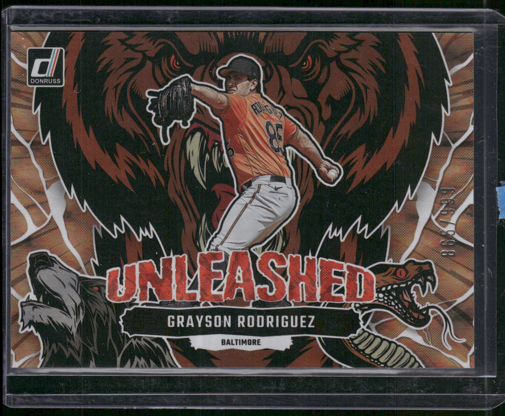 2023 Donruss #U15 Grayson Rodriguez Unleashed #/999