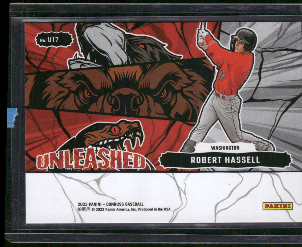 2023 Donruss #U17 Robert Hassell Unleashed #/999