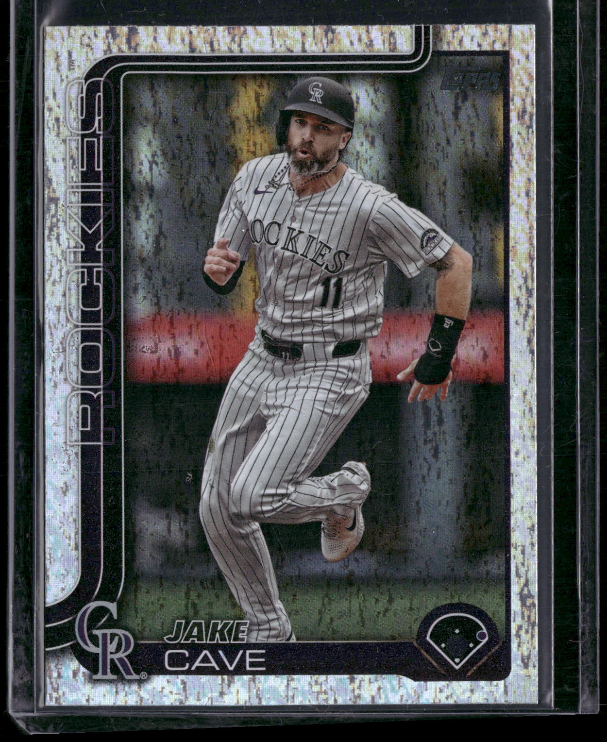 2025 Topps #256 Jake Cave Sandglitter