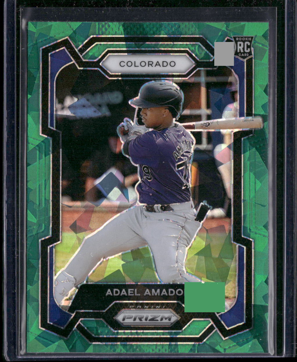 2024 Panini Prizm #296 Adael Amador Green Prizm