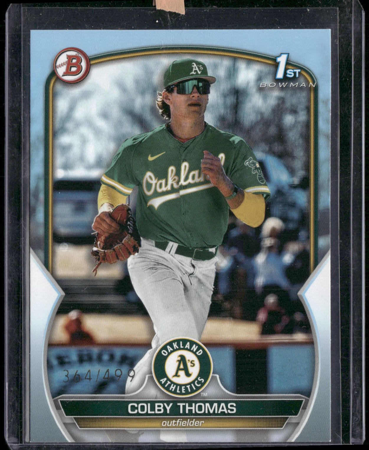 2023 Bowman #BP-32 Colby Thomas Prospects Sky Blue #/499