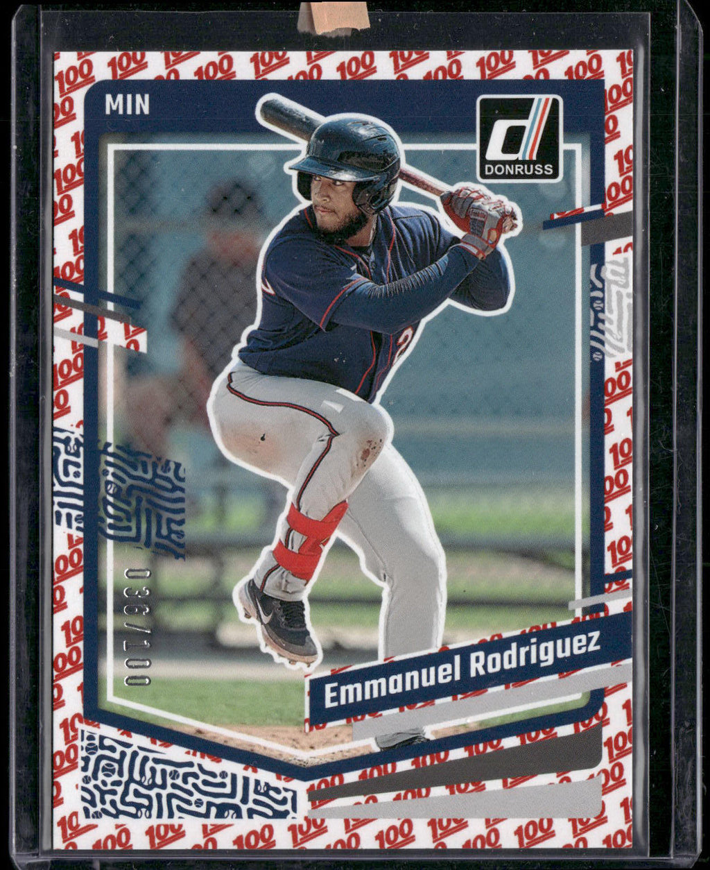2023 Donruss #137 Emmanuel Rodriguez One Hundred #/100
