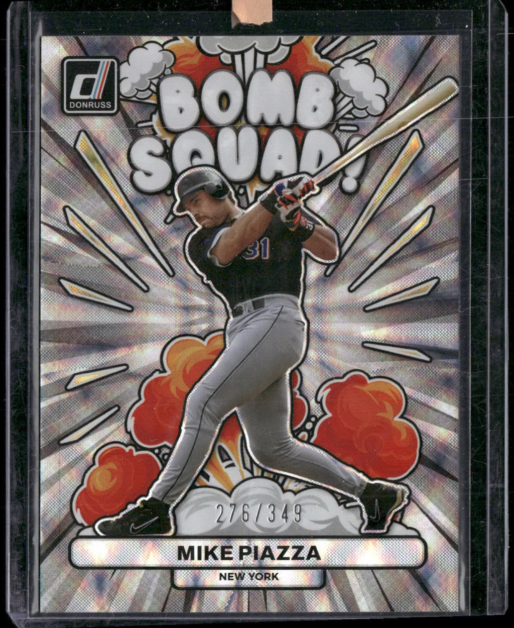 2023 Donruss #BS8 Mike Piazza Bomb Squad Silver #/349