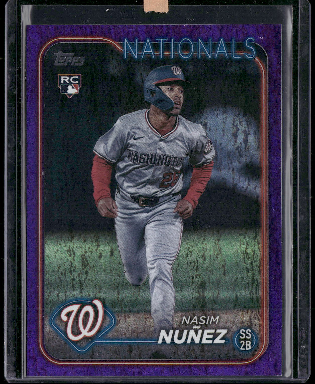 2024 Topps Update #US267 Nasim Nunez Purple