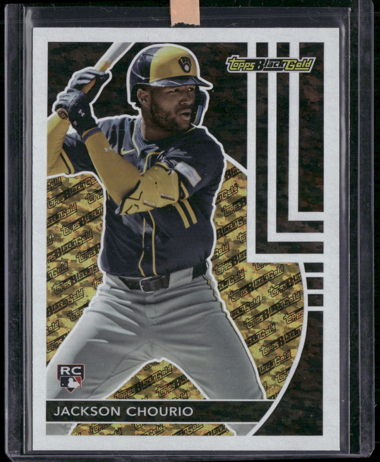 2024 Topps Update #BG-25 Jackson Chourio Topps Black Gold