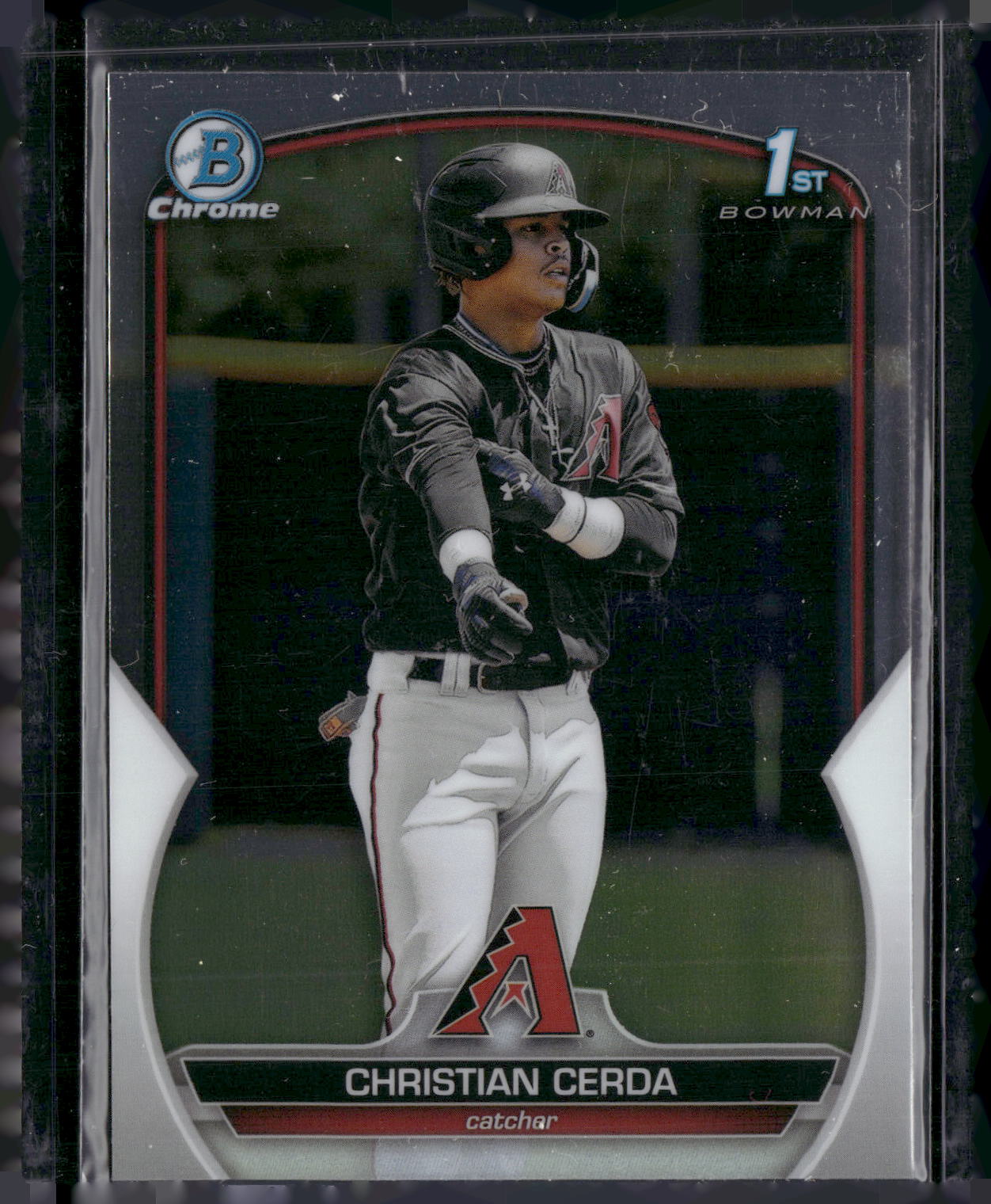 2023 Bowman #BCP-56 Christian Cerda Chrome Prospects Lunar Glow Refractors