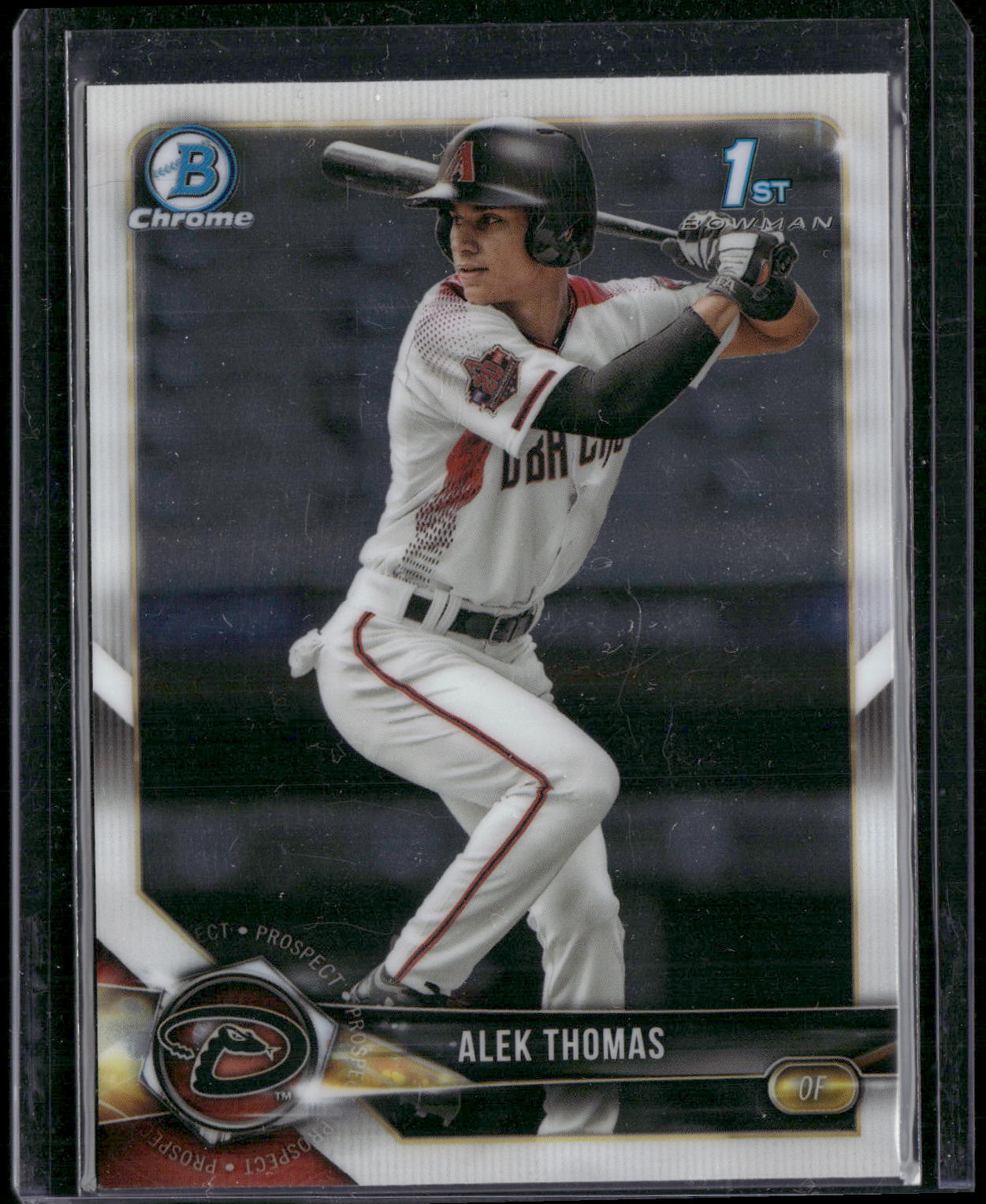 2018 Bowman Draft #BDC-155 Alek Thomas Chrome Refractors