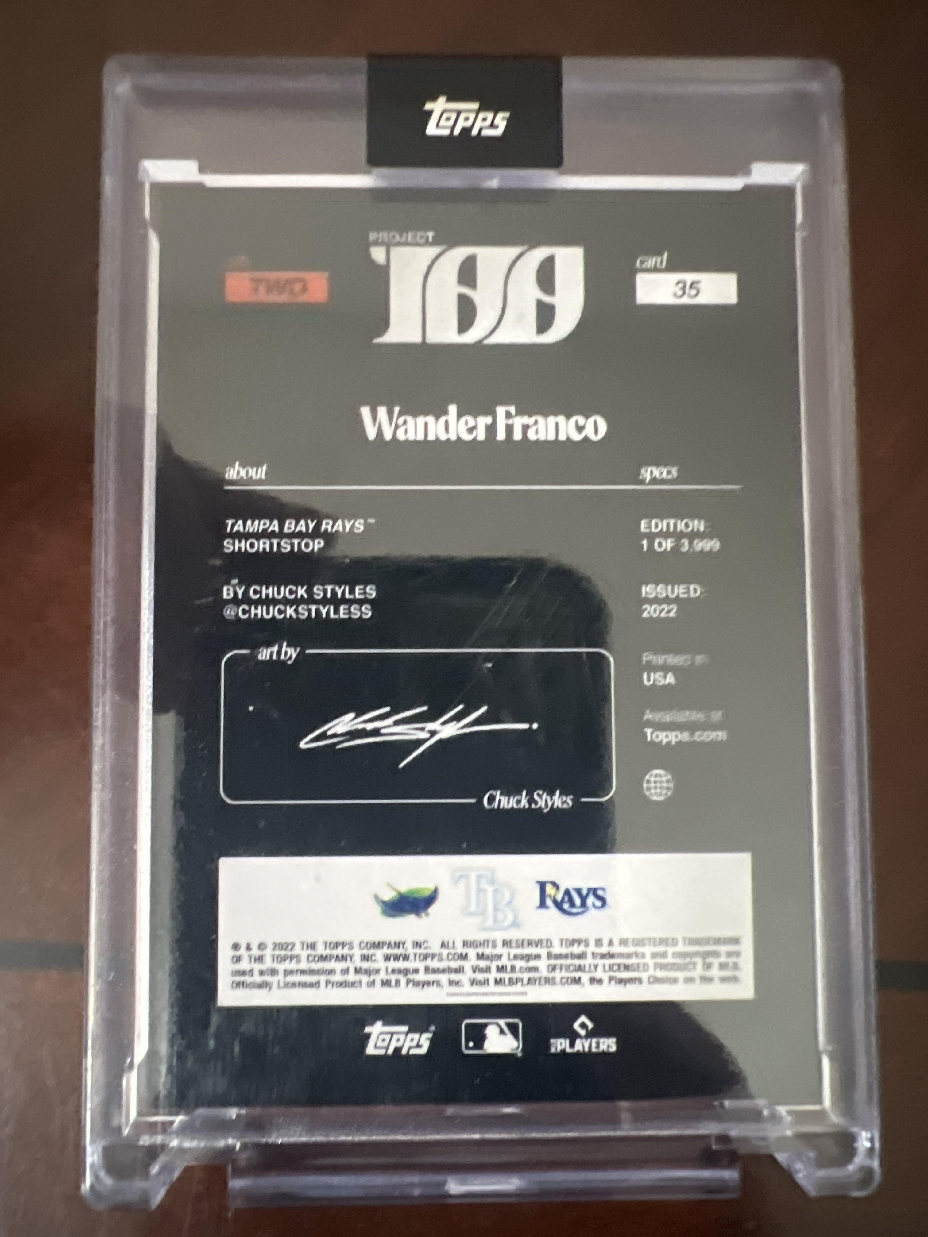 2022-23 Topps Project 100 #35 Wander Franco