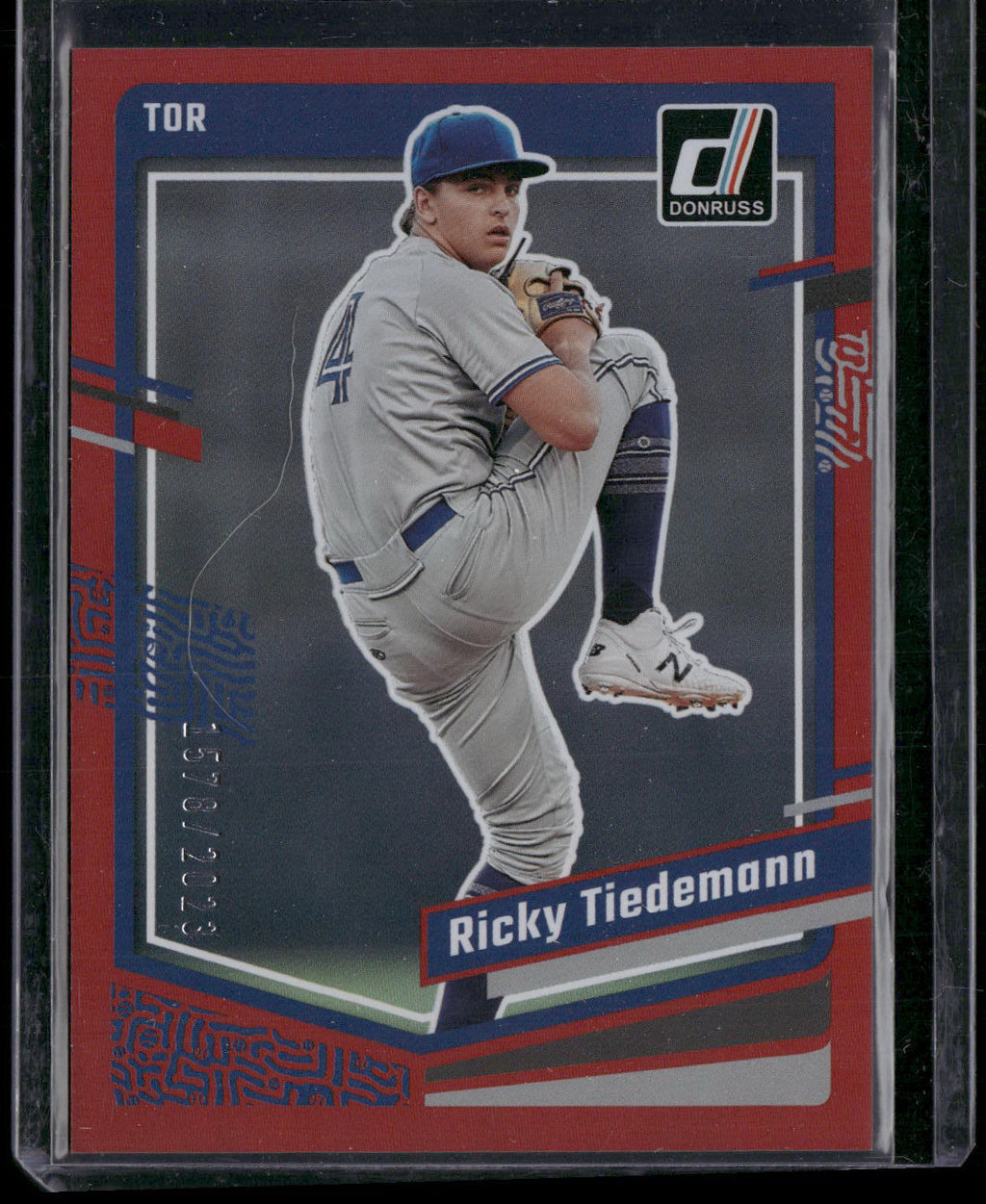 2023 Donruss #119 Ricky Tiedemann Holo Red #/2023